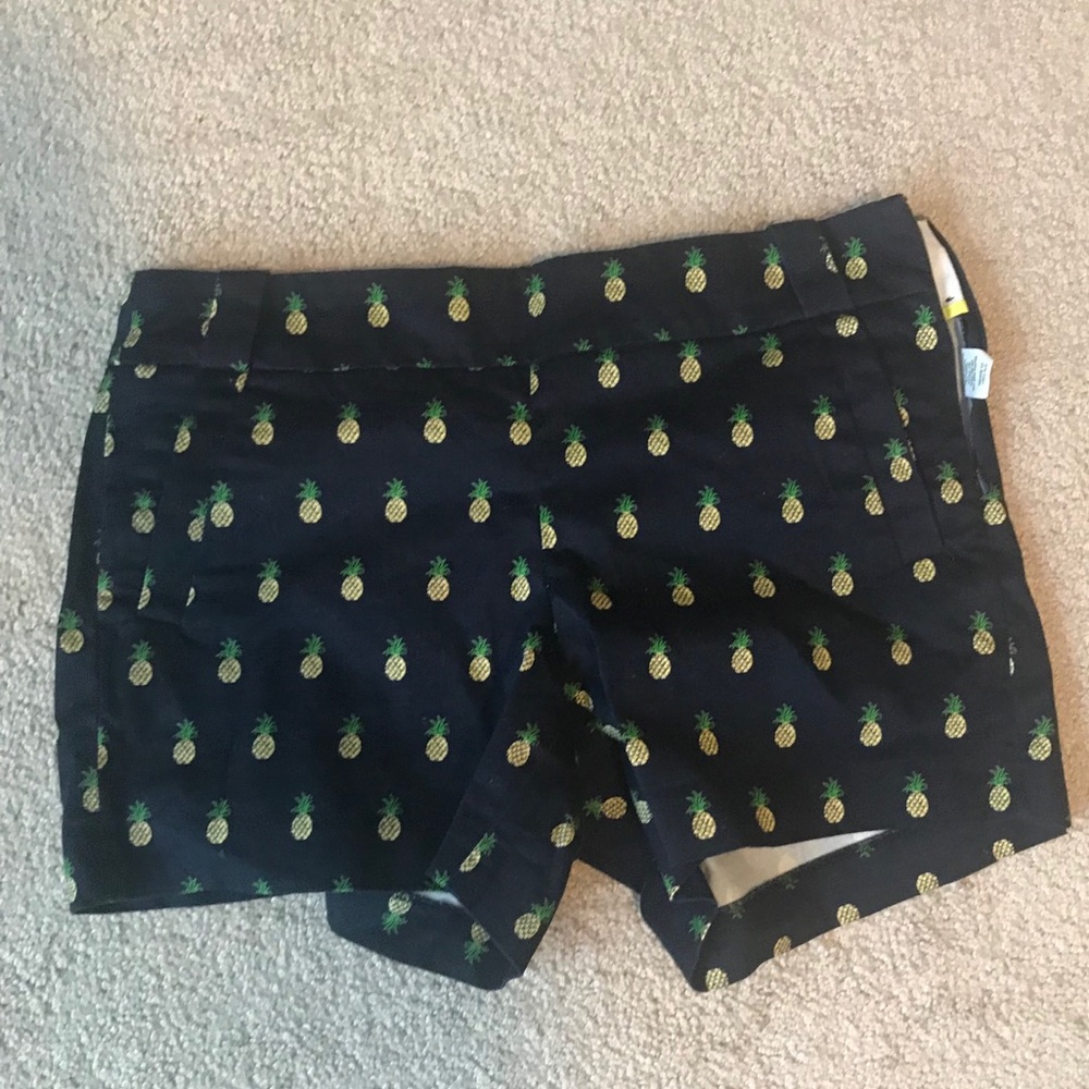 J. Crew pineapple shorts